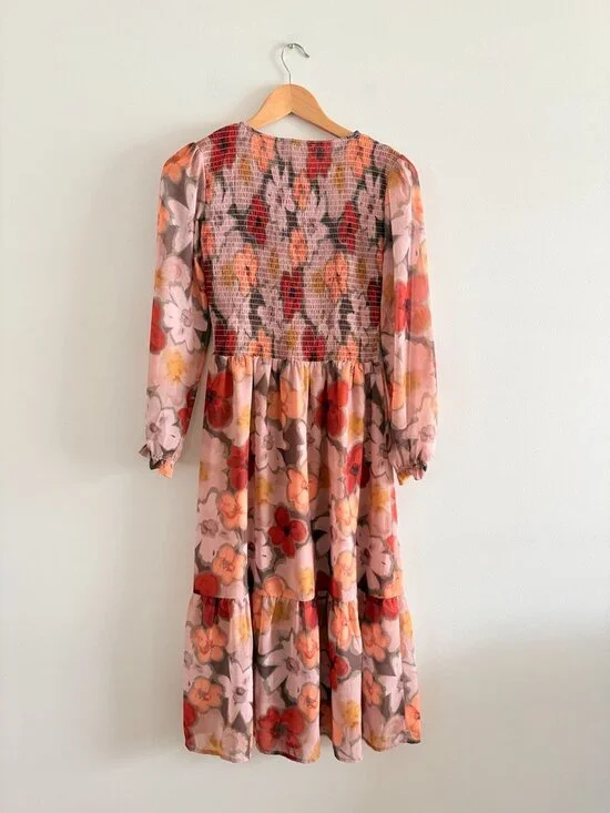 Jillian Harris Grace Midi Dress Mad About Style Fall 2023 Jilly Box Small - Picture 5 of 7